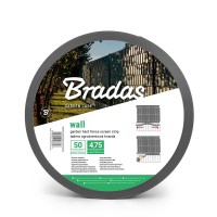Belátásgátló szalag 4,75cm x 50m, 1200g/m2, Bradas, szürke