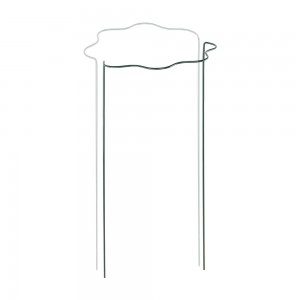 Kerti növénytámasz, hullámos, félkör alakú, 115 cm