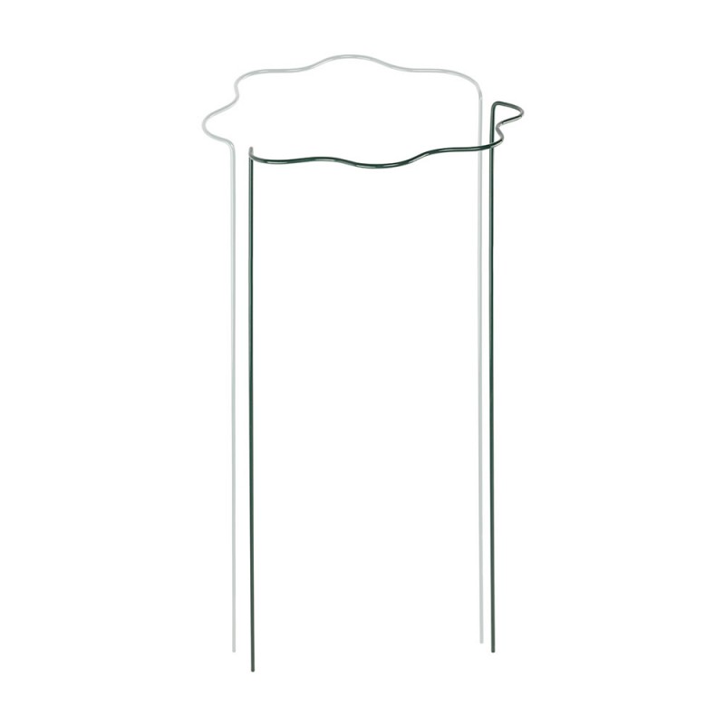 Kerti növénytámasz, hullámos, félkör alakú, 85 cm