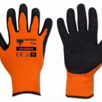 Latex mártott pamut téli kesztyű, Winter Fox, 10-es méret