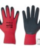 Latex mártott poliészter védőkesztyű, Perfect Grip Red, 8-es méret