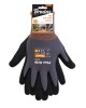 Nitril bevonatú kötött nylon kesztyű, Flax Grip Sandy, 9-es méret