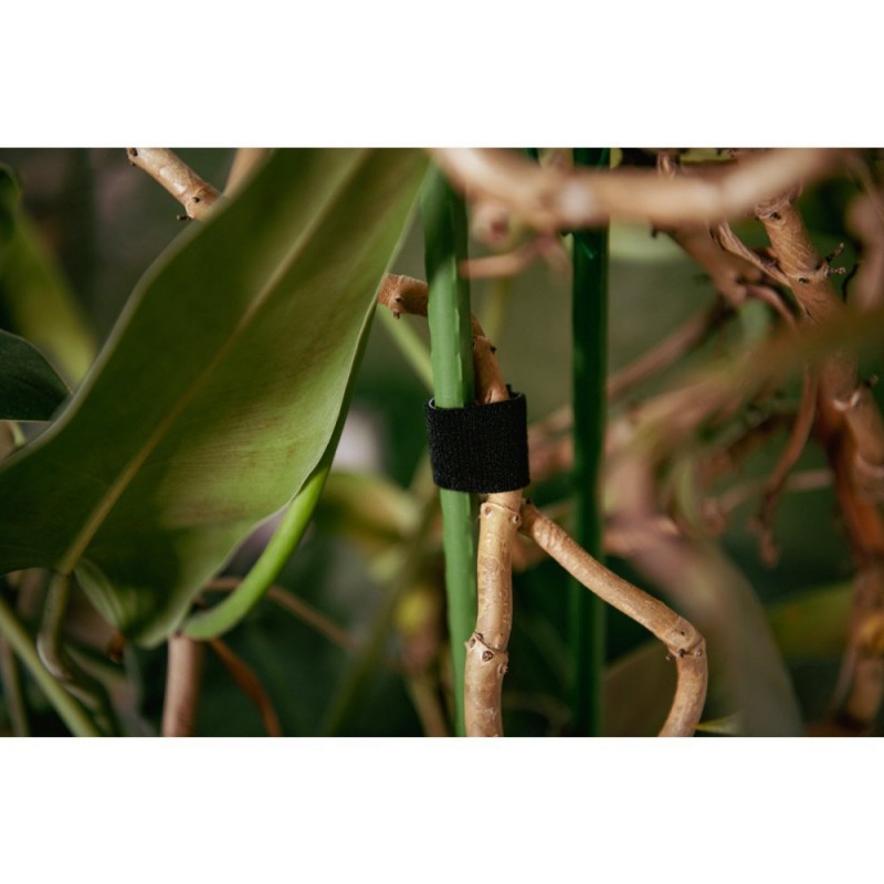 Többfunkciós tépőzáras szalag 12,5 mm x 2 m, fekete