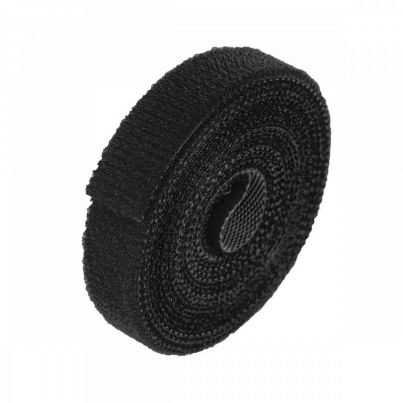 Többfunkciós tépőzáras szalag 38 mm x 2 m, fekete