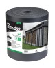 Belátásgátló szalag 19cm x 26m, merevfalú, 1200g/m2, Bradas, sötétszürke