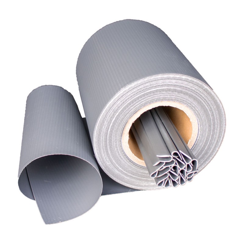 Belátásgátló szalag 19cm x 35m, 450g/m2, Bradas, szürke