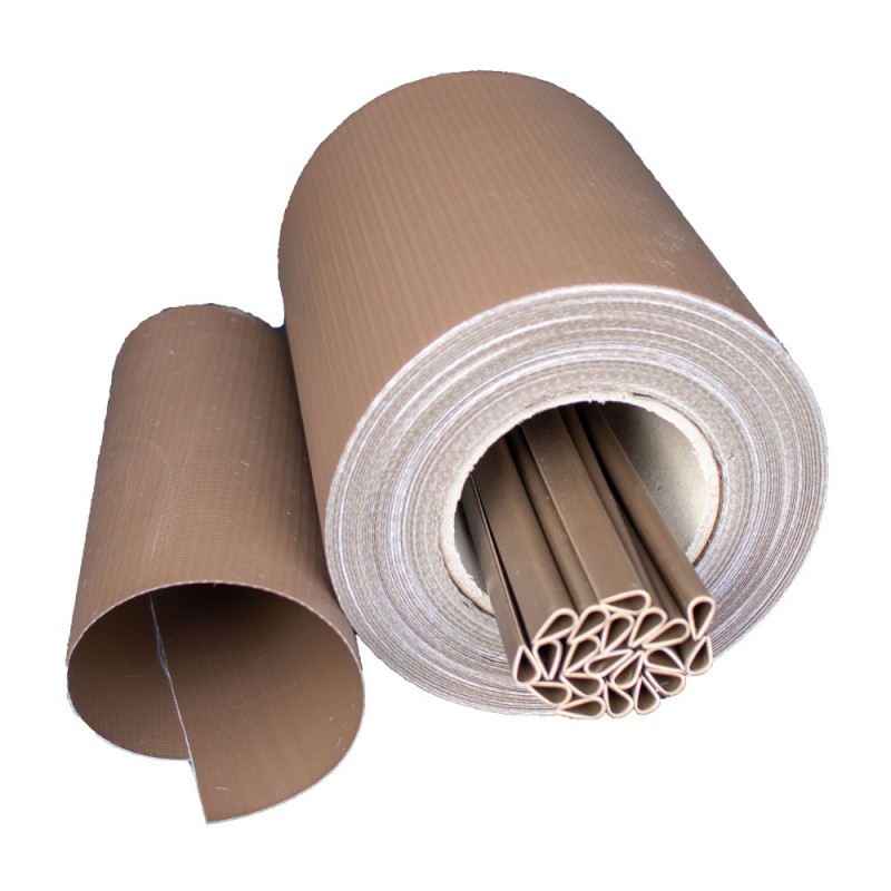 Belátásgátló szalag 19cm x 35m, 450g/m2, Bradas, barna