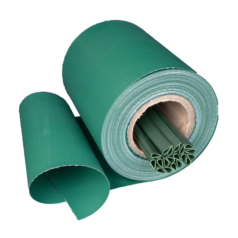 Belátásgátló szalag 19cm x 35m, 450g/m2, Bradas, zöld