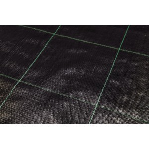 Bradas agroszövet, agro fólia, fekete, rácsos, 100g, 1,1m x 100m