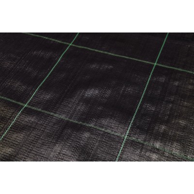 Bradas agroszövet, agro fólia, fekete, rácsos, 100g, 3,2m x 50m
