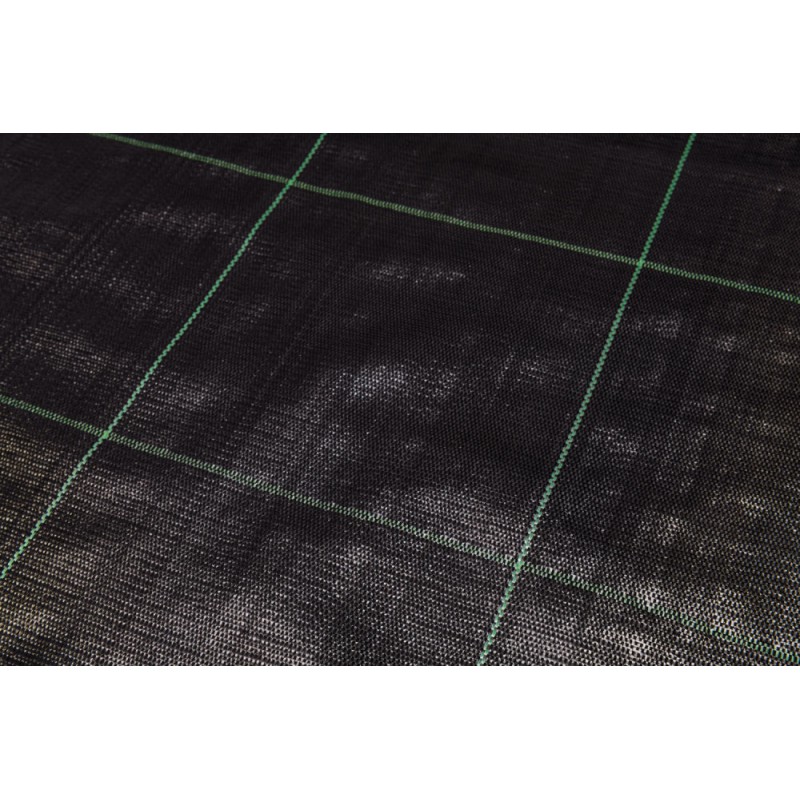 Bradas agroszövet, agro fólia, fekete, rácsos, 100g, 3,2m x 50m