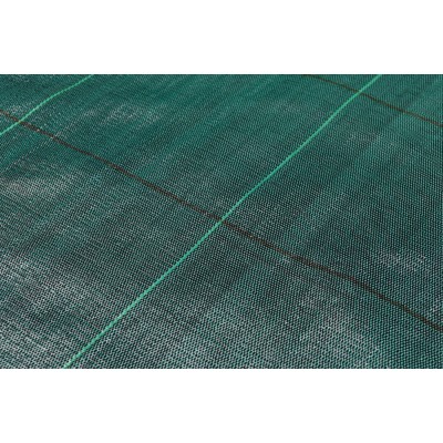 Bradas agroszövet, agro fólia, zöld, rácsos, 130g, 1,6m x 50m