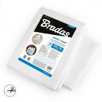 Bradas téli növénytakaró fátyolfólia, zsák, 0,6 × 10 m, 50 g/m², fehér