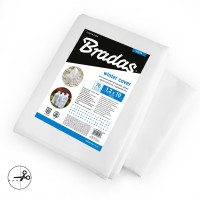 Bradas téli növénytakaró fátyolfólia, zsák, 1,2 × 10 m, 50 g/m², fehér