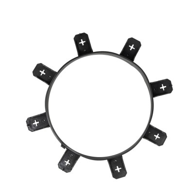 Hajlítható műanyag gyep szegély Quick-Bord szett 3 szeggel, 1m x 4,5cm