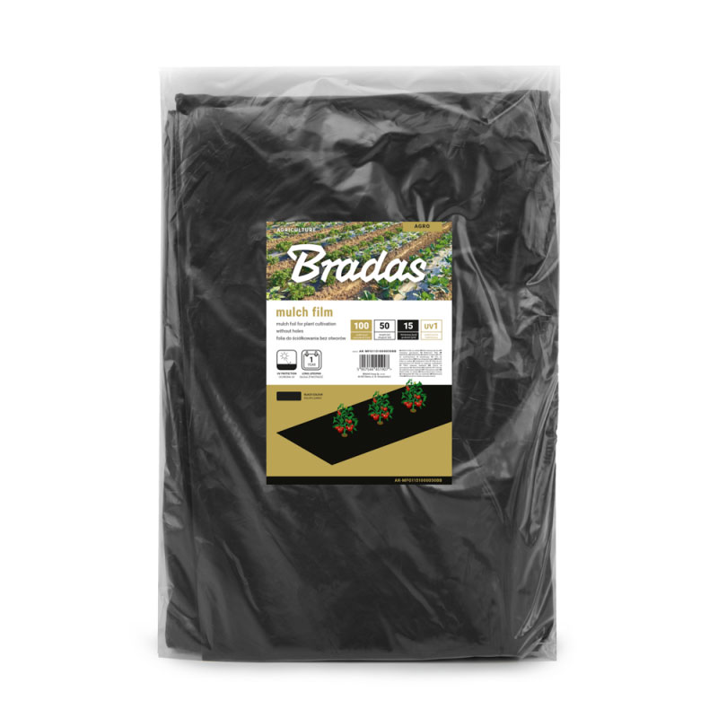 Mulcsfólia, nem perforált, 1 m x 50 m, fekete