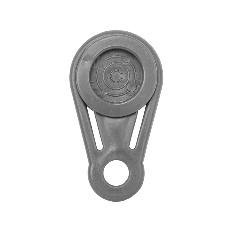 Ponyva fűzőkarika rögzítő, Bradas, szürke, 12db.