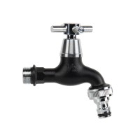 Színes kerti csap, 1/2 bekötés, Bradas, fekete