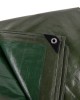 Takaró ponyva, ARMY GREEN, gyűrűs, 160g, 2 x 3m