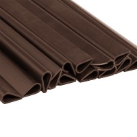 Zárósín belátásgátló szalaghoz, 19 cm, barna, 20 db.