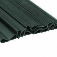 Zárósín belátásgátló szalaghoz, 19 cm, zöld, 20 db.