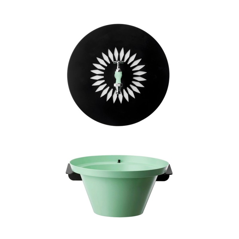 Daisy kerti falikút, zsályazöld