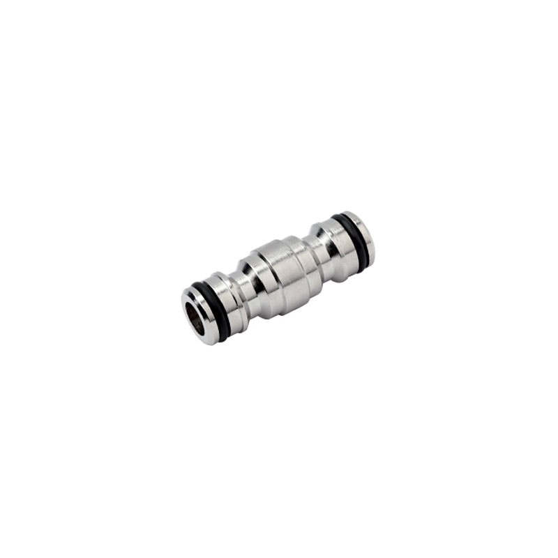 Gyors kuplung zárású csatlakozókhoz összekötő adapter, krómozott