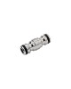 Gyors kuplung zárású csatlakozókhoz összekötő adapter, krómozott