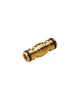 Gyors kuplung zárású csatlakozókhoz összekötő adapter, réz