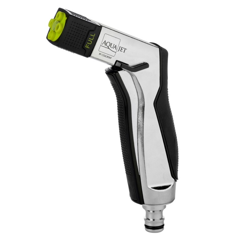 Krómozott fém kerti locsolópisztoly 441