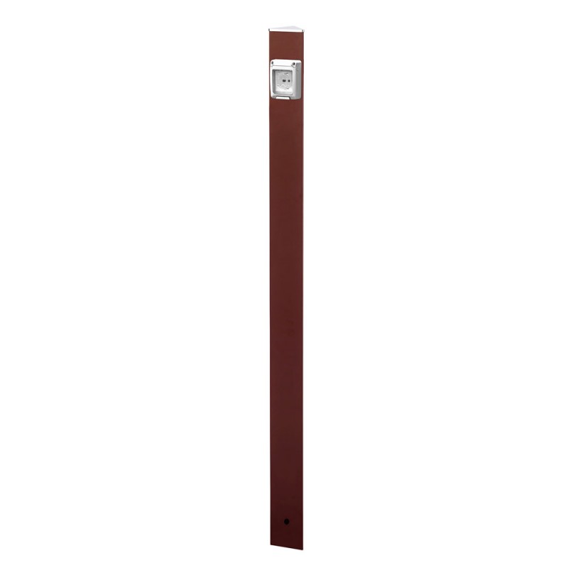 Kültéri alumínium konnektor oszlop Electropoint, metál bronz