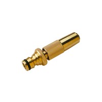 Locsoló sugárcső, szórófej, réz