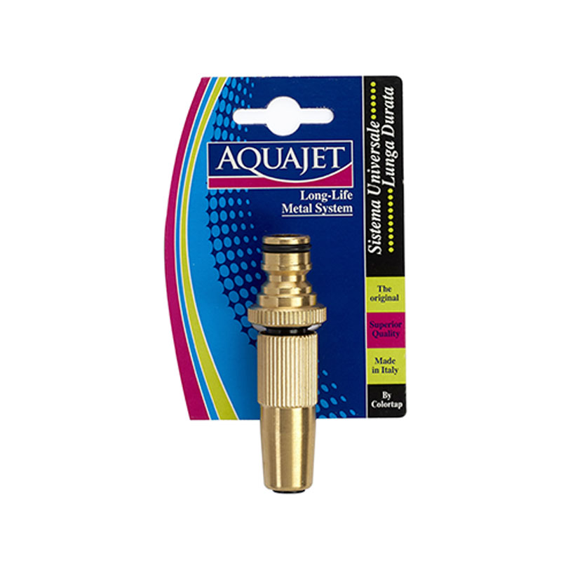 Locsoló sugárcső, szórófej, réz