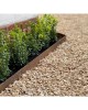 Acél kerti ágyásszegély CORE Edge, 1m x 6,5cm, corten
