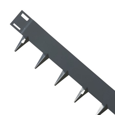Acél kerti ágyásszegély CORE Edge, 1m x 10cm, antracit