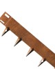 Acél kerti ágyásszegély CORE Edge, 1m x 15cm, corten