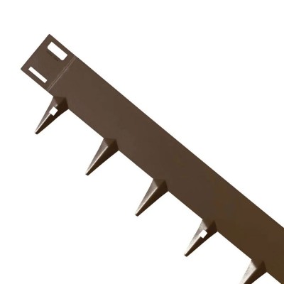 Acél kerti ágyásszegély CORE Edge, 1m x 6,5cm, barna