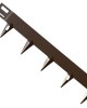 Acél kerti ágyásszegély CORE Edge, 1m x 6,5cm, barna
