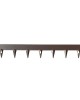 Acél kerti ágyásszegély CORE Edge, 1m x 6,5cm, barna