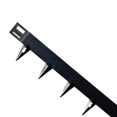 Acél kerti ágyásszegély CORE Edge, 1m x 6,5cm, fekete