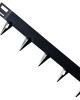 Acél kerti ágyásszegély CORE Edge, 1m x 6,5cm, fekete