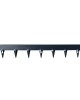 Acél kerti ágyásszegély CORE Edge, 1m x 6,5cm, fekete