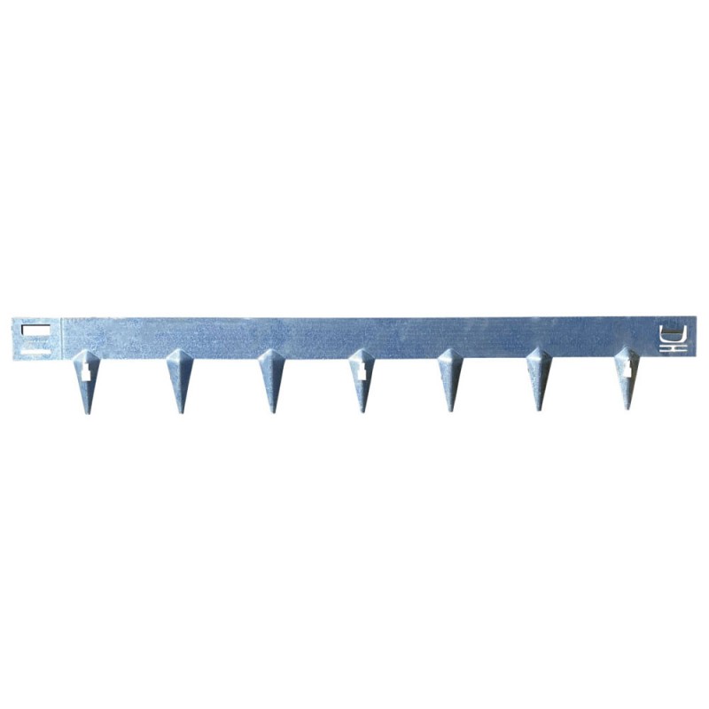 Acél kerti ágyásszegély CORE Edge, 1m x 6,5cm, horganyzott