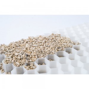 ECCOgravel kavicsstabilizáló rács - 2 cm, fehér, 160 × 120 cm