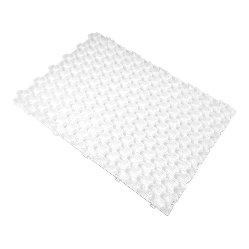 Műanyag gyeprács HDPE Ecco Multidal, fehér, 3 x 113 x 78 cm