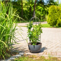 Obeliszk formájú futtatórács, köríves, 100 cm