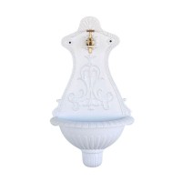 Alberta kerti alumínium falikút, fehér