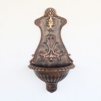 Alberta kerti alumínium falikút, fekete-bronz