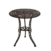 Karina alumínium kerti asztal, barna