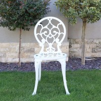 Karina alumínium kerti szék, fehér